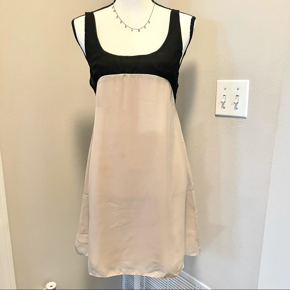 F&H square neck A-line dress